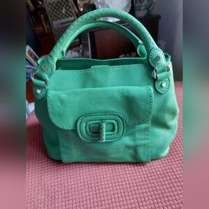 Elie Tahari Green Satchel Bag